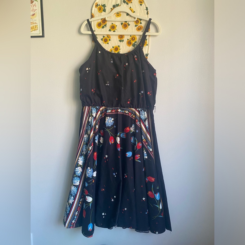VINTAGE UNION TAG FLORAL DRESS SIZE 14